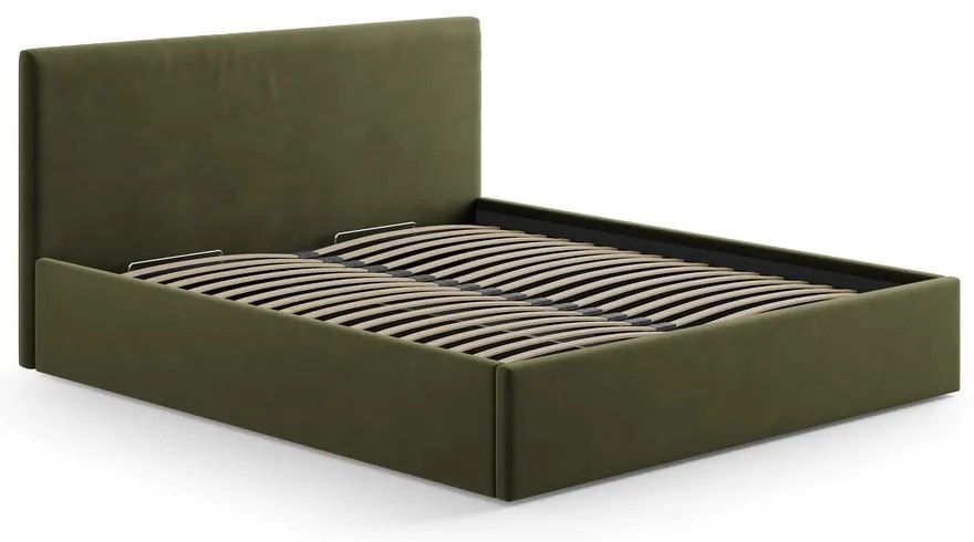 Zelené čalúnené čelo postele 190,5x100 cm Remo – Micadoni