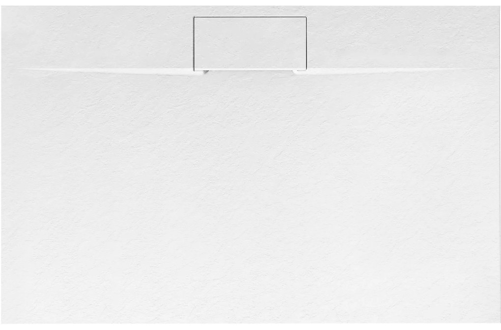 Rea Bazalt Long, SMC sprchová vanička 90x120 cm + sifón, biela, REA-K3903