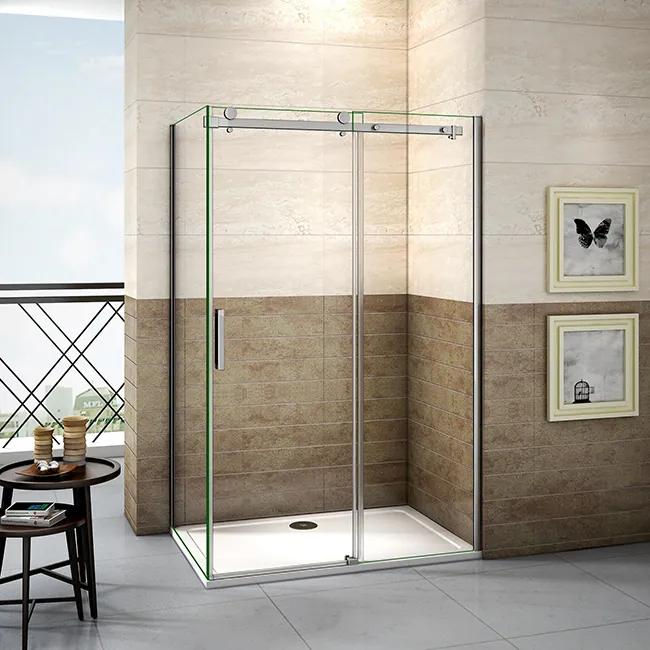 Sprchovací kút DIAMOND 100x80 cm L/P variant vrátane sprchovej vaničky z liateho mramoru