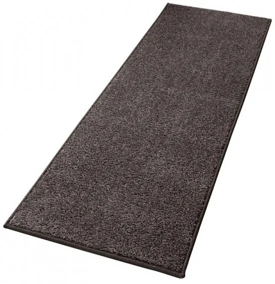 Hanse Home Collection koberce Spálňová sada Pure 102661 Anthracite - 3 diely: 70x140 cm (2x), 70x240 cm (1x) cm