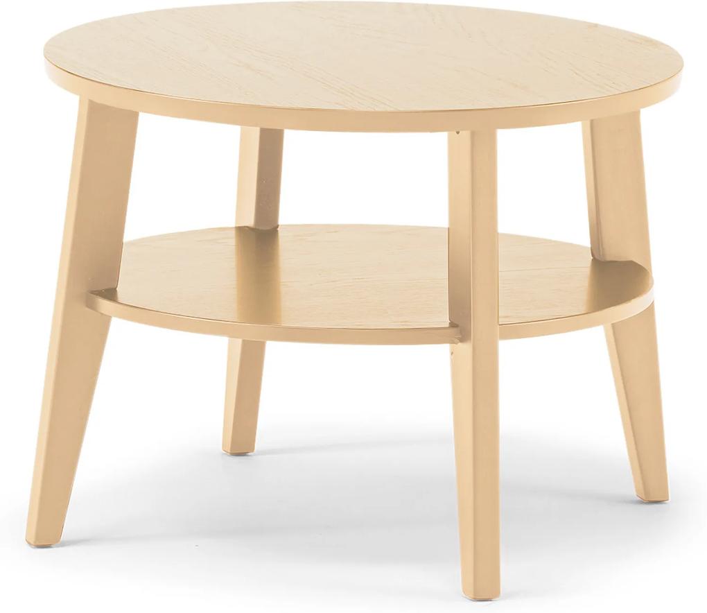 Konferenčný stolík Holly, Ø 600x500 mm, breza