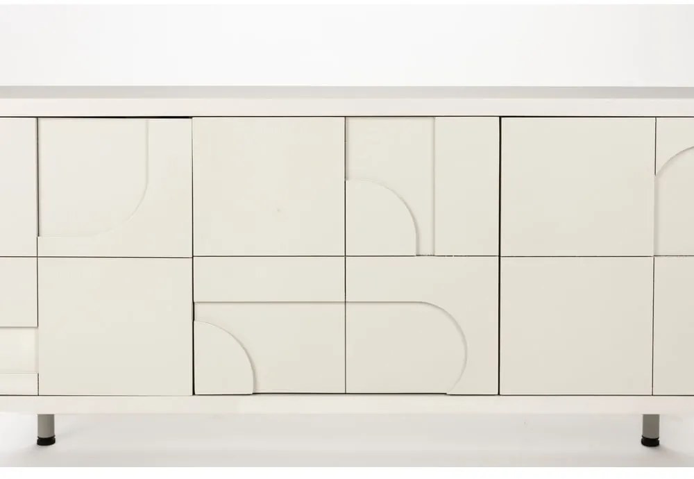 Svetlosivá komoda 55x120x40 cm Funk – White Label