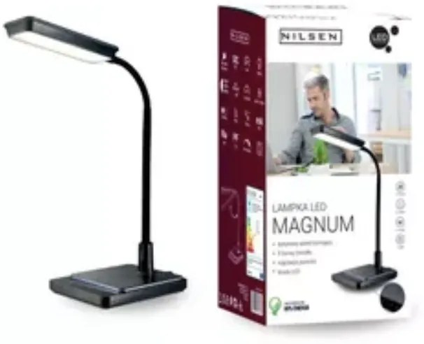 Kancelárska lampa Magnum Nilsen LED BLACK BL007 BL007