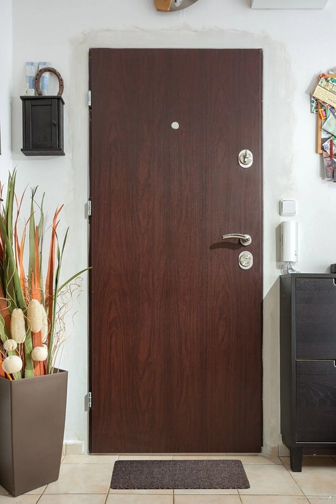 Čistiaca protišmyková rohožka Universal 070 Taupe, 40x60, hnedá, chodba / predsieň, Avanti