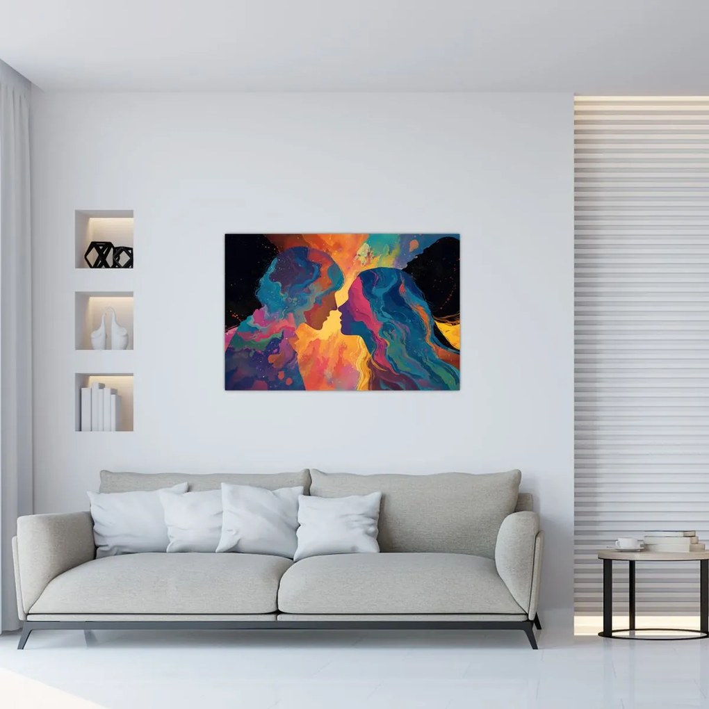 Obraz - Vesmírna láska (90x60 cm)