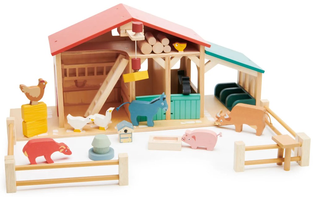 Tender Leaf - Drevená farma so zvieratkami