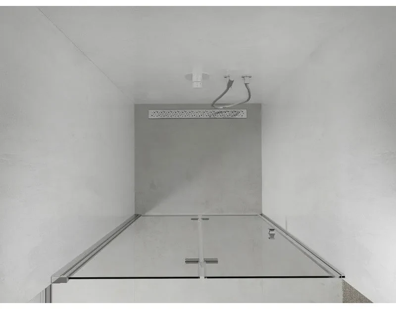 Mexen Lima, skladacie sprchové dvere do otvoru 95 x 190 cm, 6mm číre sklo, chrómový profil, 856-095-000-01-00