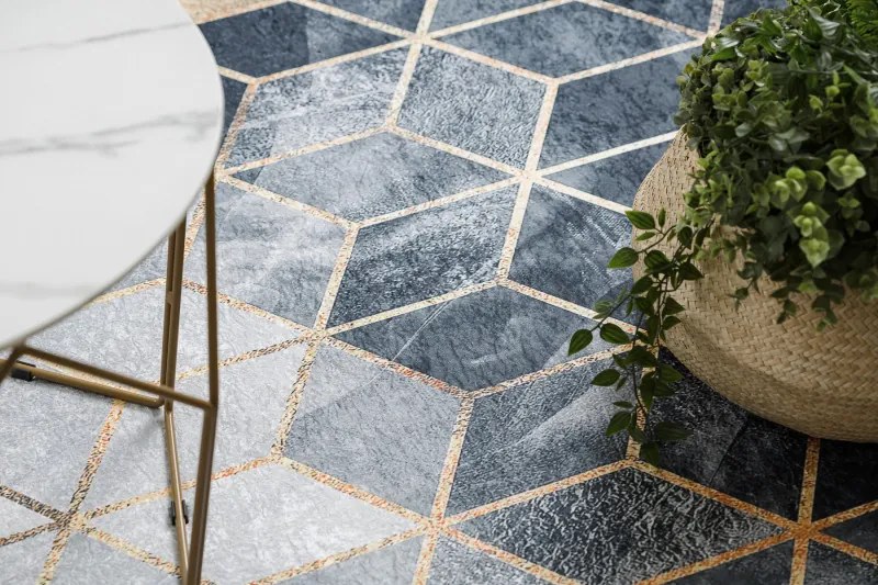 Dywany Łuszczów, Kusový koberec ANDRE Geometric 1171, 120x170, čiernobiela, chodba / predsieň