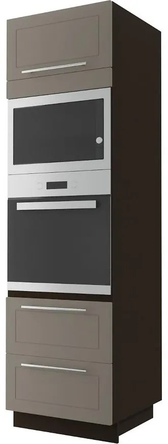 Kuchynská skrinka D14RU/2M - 286 Quantum beige mat/lava