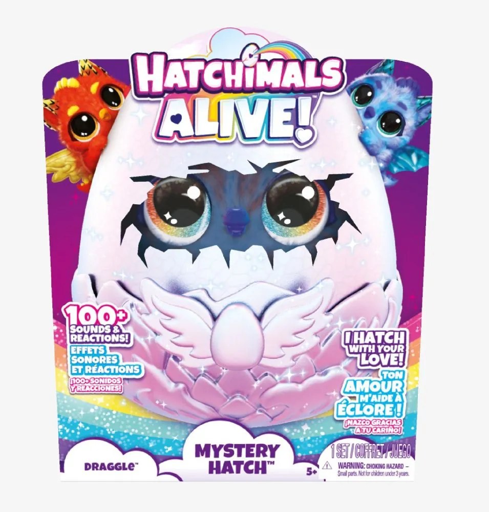 Spin Master Hatchimals 6069282 Liahnuce sa interaktívne zvieratko dráčik