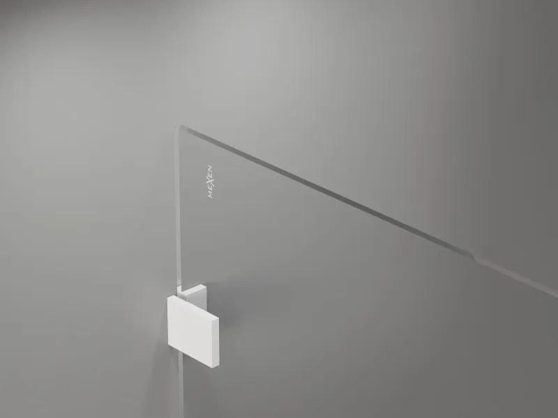 Mexen Lunar sprchová stena pravá 50 x 200 cm, 8mm číre sklo, biela, 830-050-000-20-00-P
