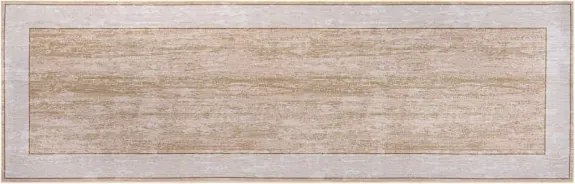 Protišmykový koberec / behúň CRYSTAL PRINT krémový / béžový