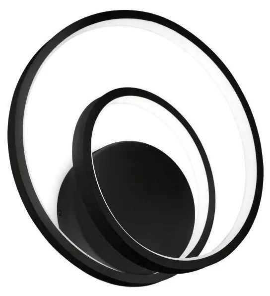 Ideal Lux - LED Stmievateľné nástenné svietidlo OZ LED/28W/230V CRI 90 čierna