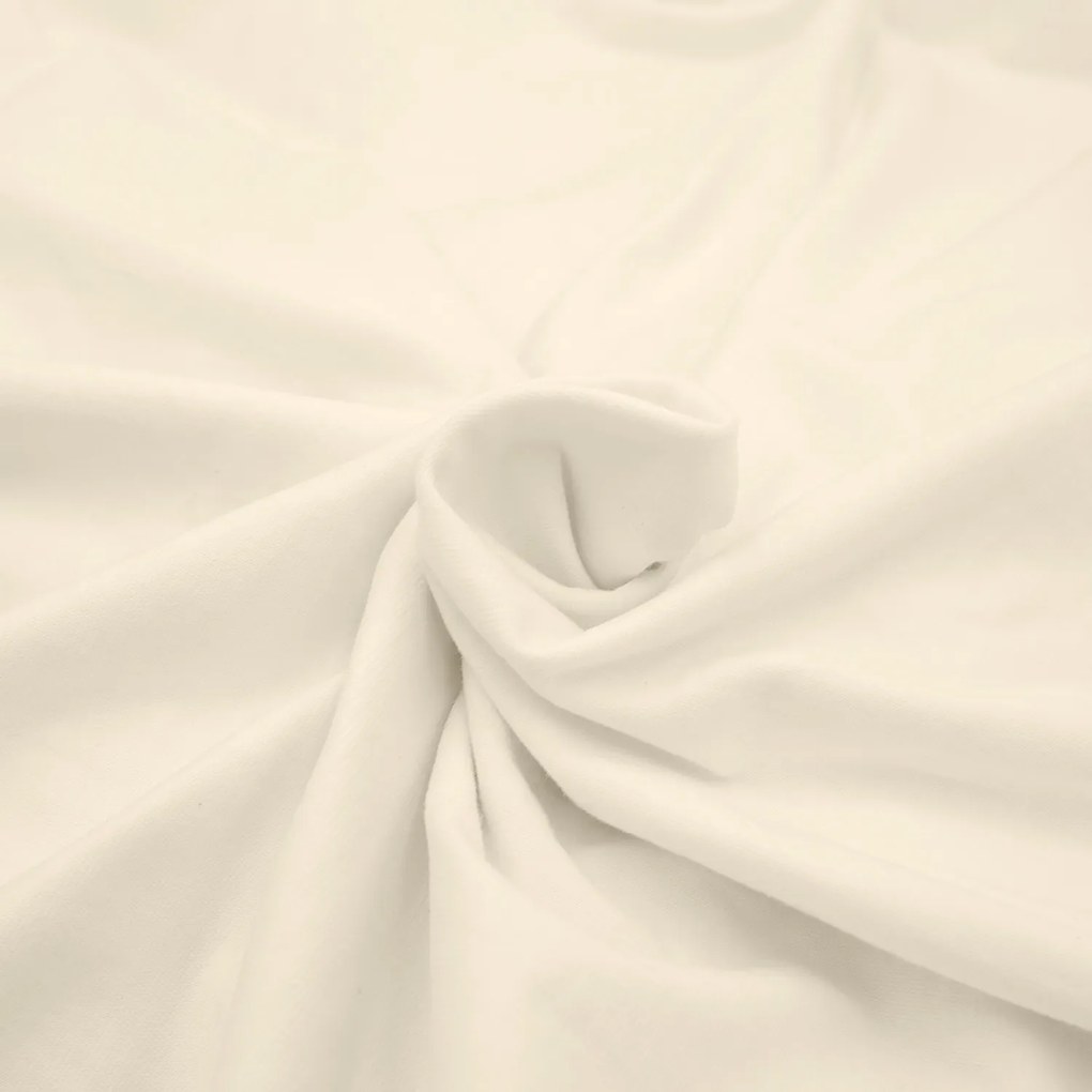 JERSEY PRESTIERADLO 140X200 CM, VÝŠKA 30 CM KRÉMOVÉ