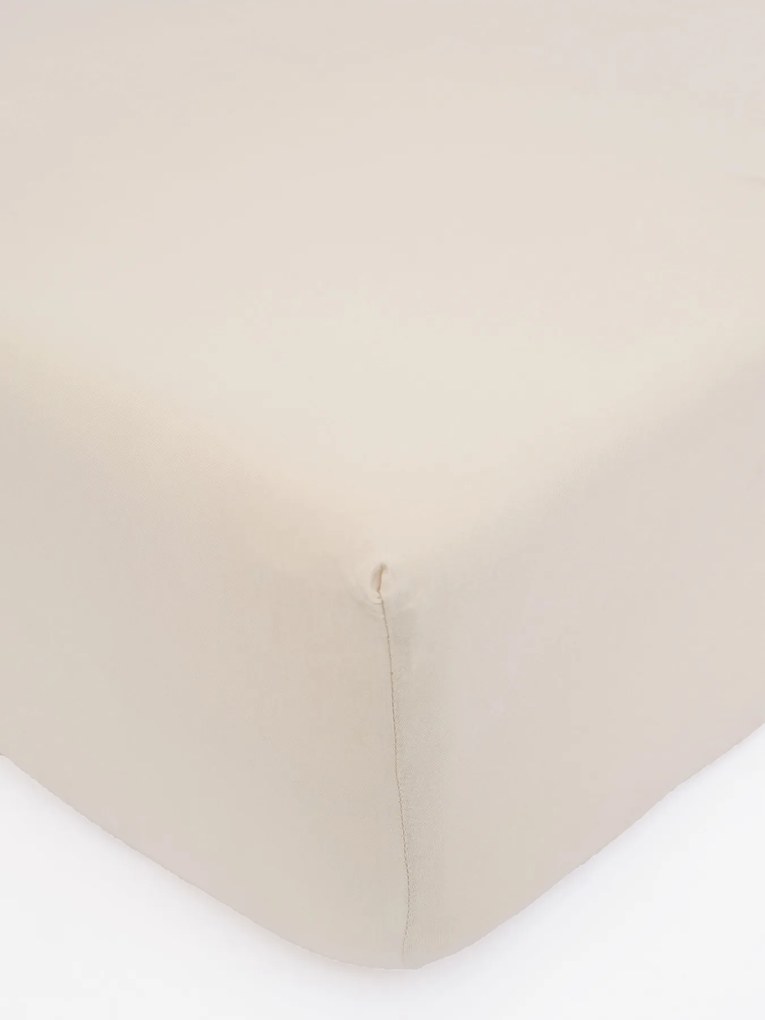 Jersey plachta do postieľky Classic 70 x 140 cm – prírodná