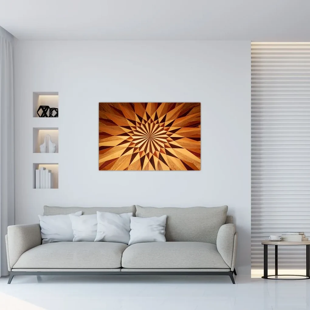 Obraz - Drevená koláž (90x60 cm)