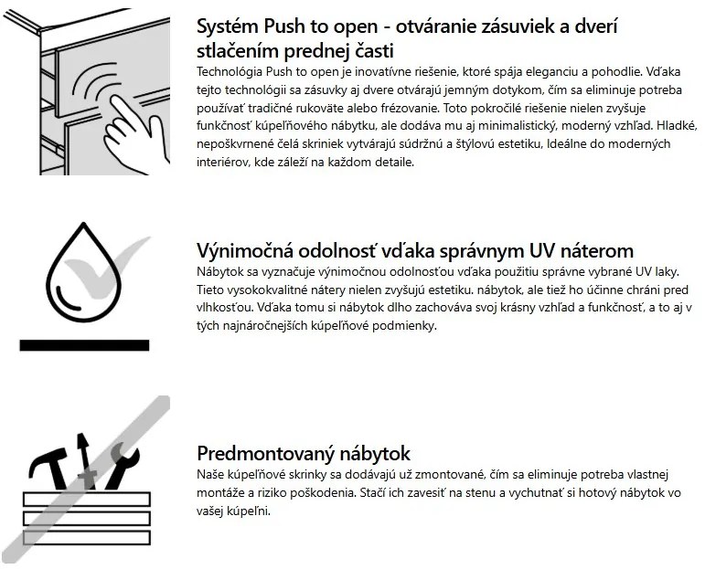 Deante Tubo, závesná skrinka 800x385x600 mm, biela lesklá, DEA-STU_6U81