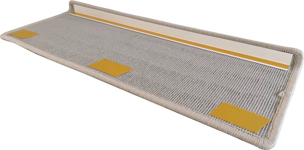 Vopi Nášľapy na schody Laguna krémová obdĺžnik, samolepiaca - 25x80 obdĺžnik (rozmer vrátane ohybu)