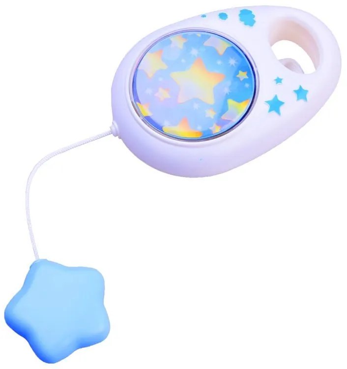 Jokomisiada Hracia skrinka s lampou pre bábätká modrá