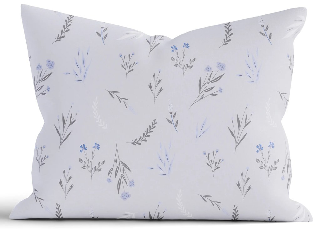 Bavlnená obliečka na vankúš Renforcé 70 × 90 cm – Chloe sivá