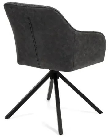 Jedálenská stolička LOREN tmavo šedá