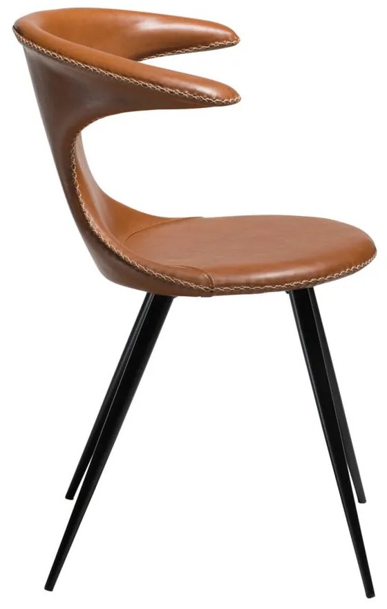 Hnedá koženková stolička DAN-FORM Denmark Flair