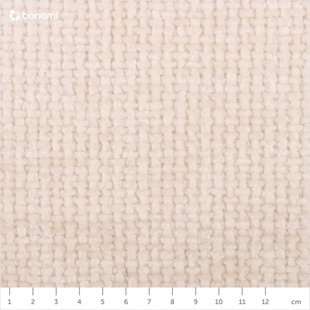 Krémovobiely modul pohovky (pravý roh) Lupine – Micadoni Home