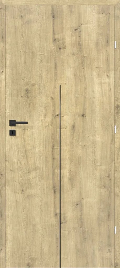 Classen CPL Interiérové dvere 70 P, 746 × 1985 mm, CPL laminát, pravé, dub Hamilton, plné
