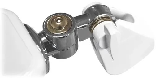 LED Stmievateľná stolná lampa s lupou LED/10W/230V biela