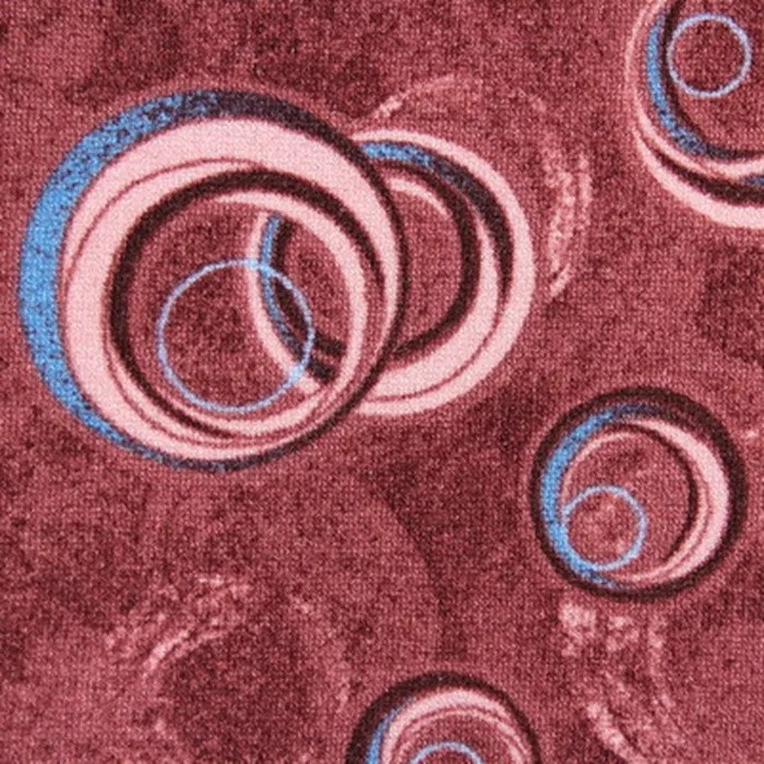 ITC, Koberec metráž Drops 84, na mieru, šíře 4m, červená, filc, chodba / predsieň