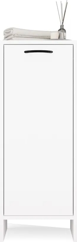 Spodná kúpeľňová skrinka s policami Nina 35 cm biela