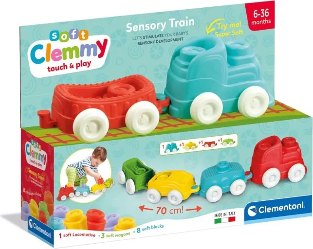 Clemmy senzorický vláčik Clementoni 17961