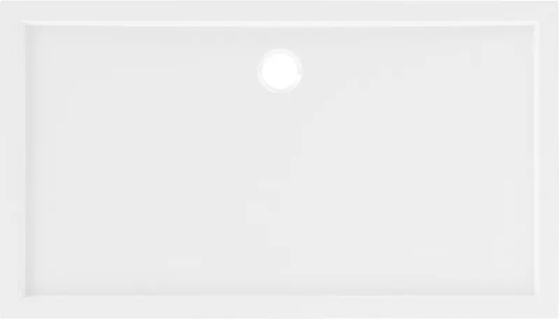 Mexen Flow Slim, obdĺžniková sprchová vanička 160 x 95 cm, biela lesklá, 46R109516