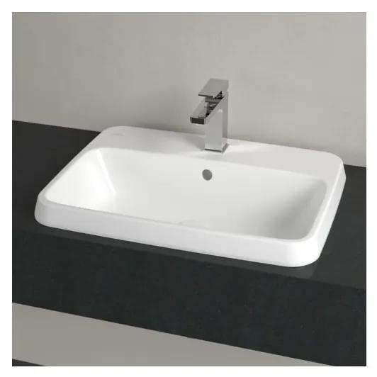 Villeroy & Boch Villeroy Boch Architectura - Zápustné umývadlo, 600x450x170 mm, s prepadom, alpská biela CeramicPlus 5A6760R1