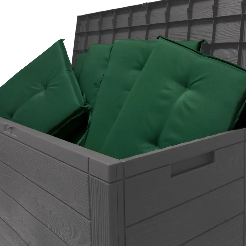 Záhradný úložný box Hill 280 L antracitový