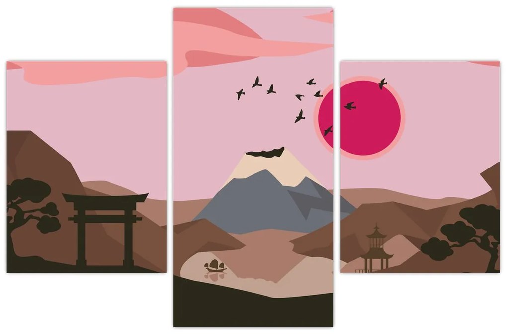 Obraz - Japonsko N⁰2 (90x60 cm)