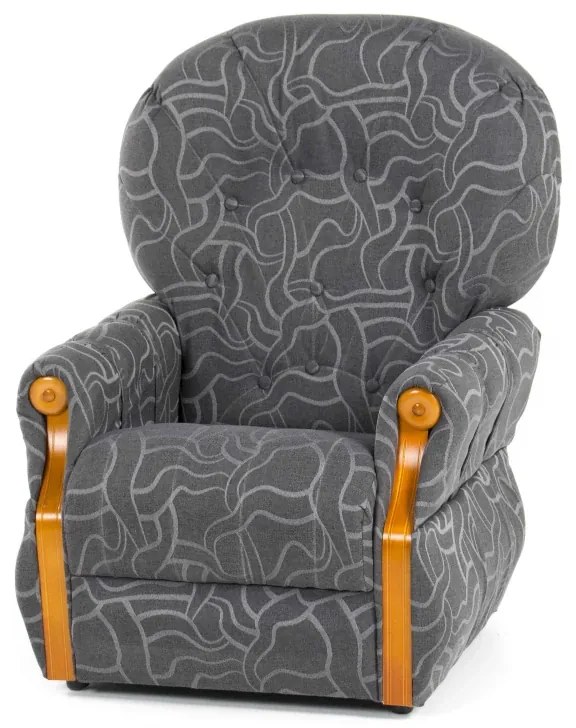 Sedacia súprava Carington, ružová (twist 16/orech)