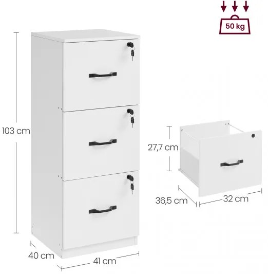 Kancelárska skrinka OFC055W14