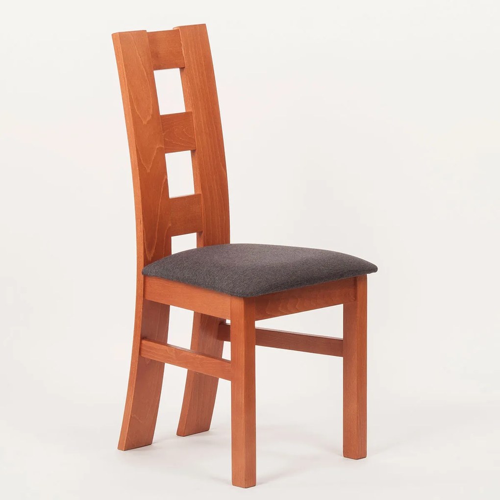 Stima jedálenská stolička VICTOR Vyberte odtieň ->: Čerešňa, Vyberte látku ->: BOSS grigio 15