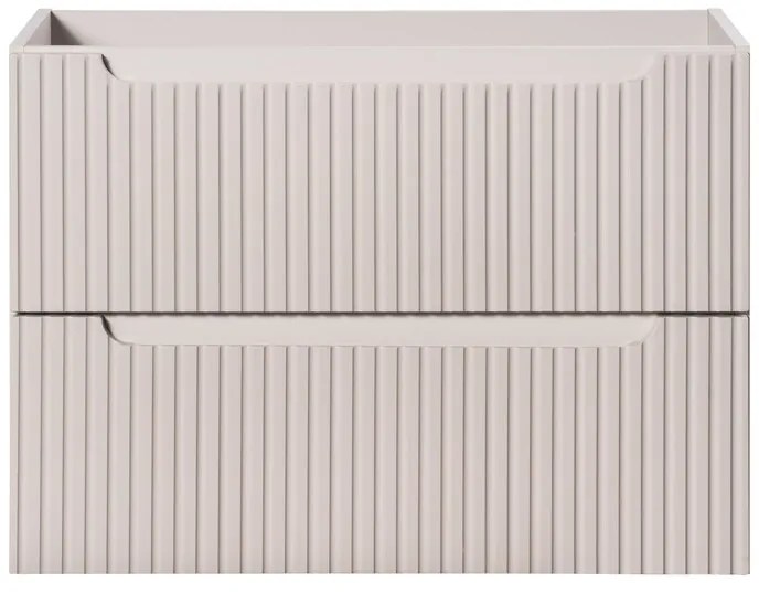 Kúpeľňová zostava Nova Cashmere 80 cm s umývadlom, doskou a skrinkami kašmírová