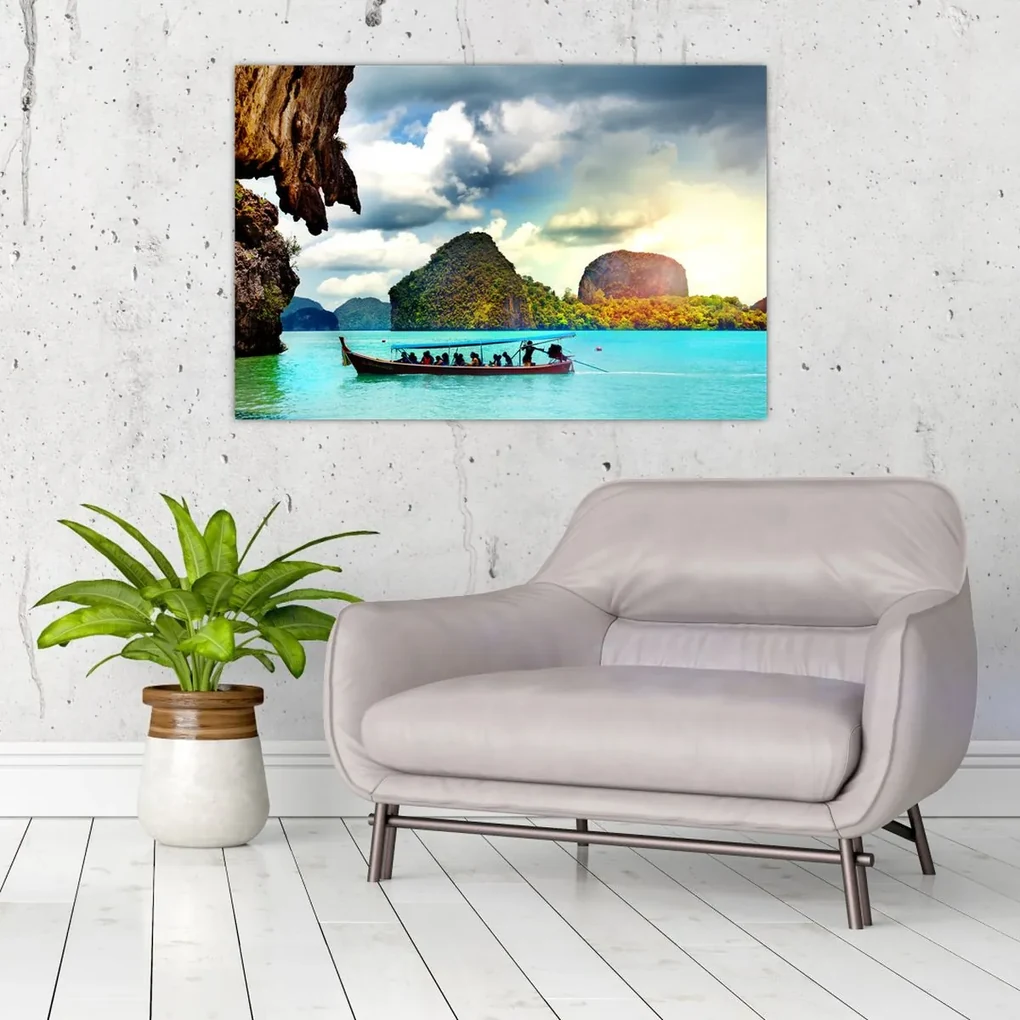 Obraz - Zátoka Phang Nga (90x60 cm)