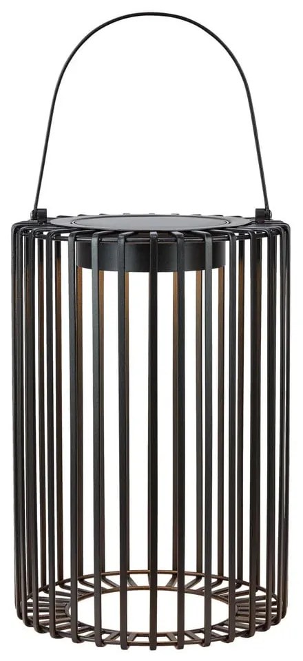 Čierny vonkajší solárny LED lampáš na USB (výška 54 cm) Cavia – Markslöjd