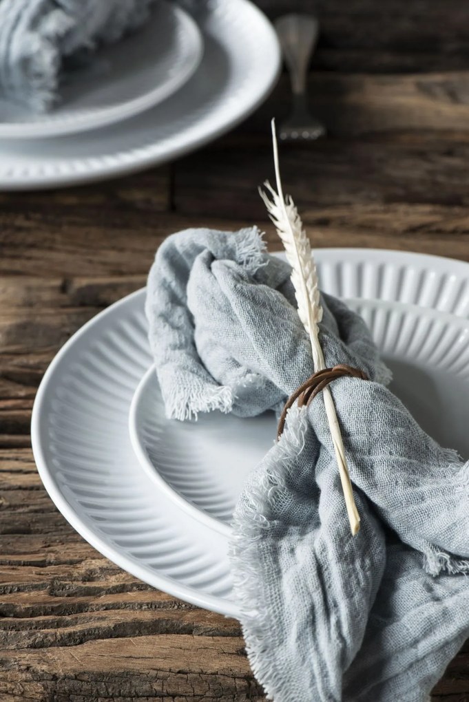 Ib Laursen Tanier keramika biely 19,5 x 2 cm 45244