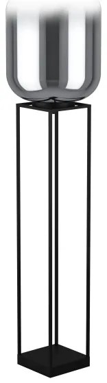 Eglo 39989 - Stojacia lampa BULCIAGO 1xE27/40W/230V dymová