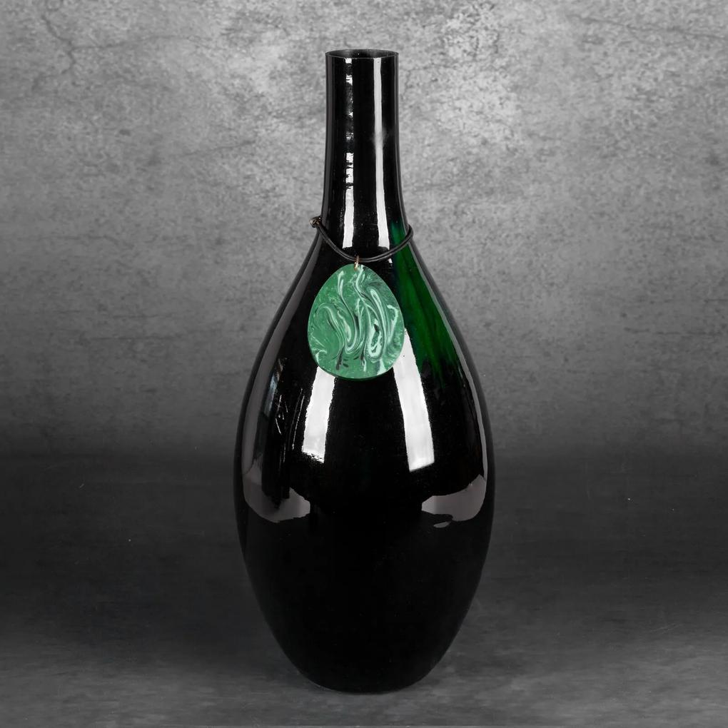 Dekoratívna váza CAPRI 18 x48 CM čierna