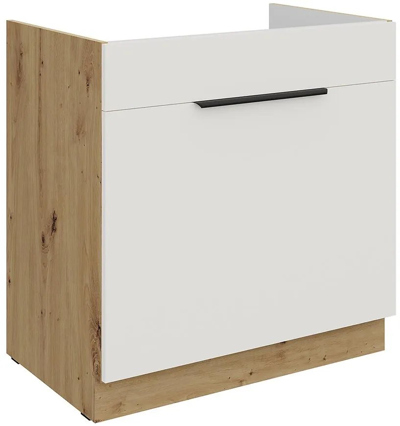 Kuchynská skrinka Aria-Wh/Ar Anti Fingerprint 80zl 1s Bb