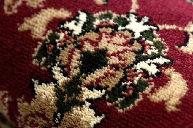 Koberec ROYAL ADR kruh vzor 1745 bordo