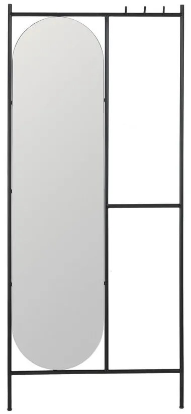 Nástenné zrkadlo s vešiakom 70x160,5 cm – Ixia