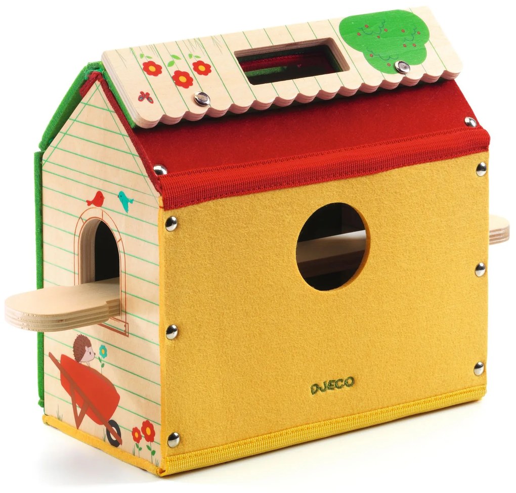 Prenosná drevená farma so zvieratkami