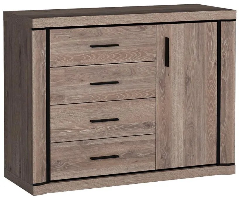 Komoda Dallas D3 hľuzový dub